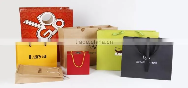 Eco friendly handmade Kraft paper hair packaging bag