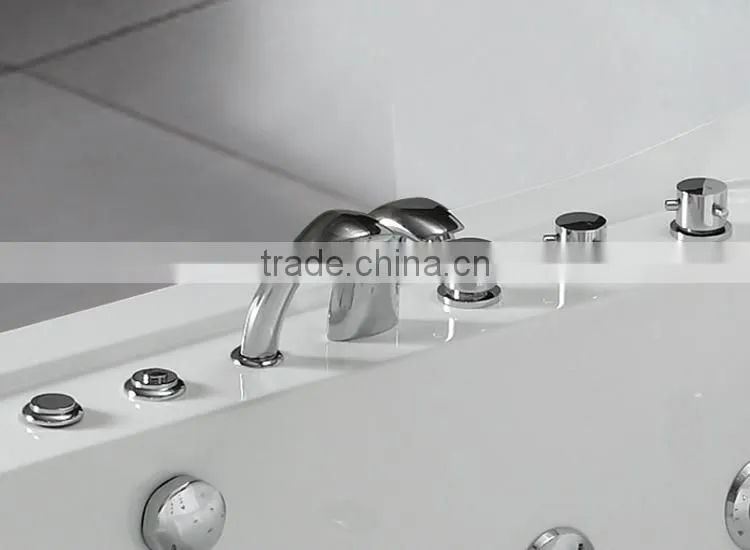 Q360 Big size multifunctional couple massage bathtub for home