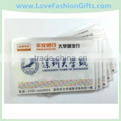 PVC Clear credit card case/holder