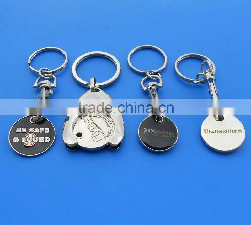 Resuable canadian loonie and quarter keychains canadian loonie keychain