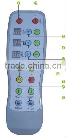 AYJ-08A thermal jade massage bed with folding