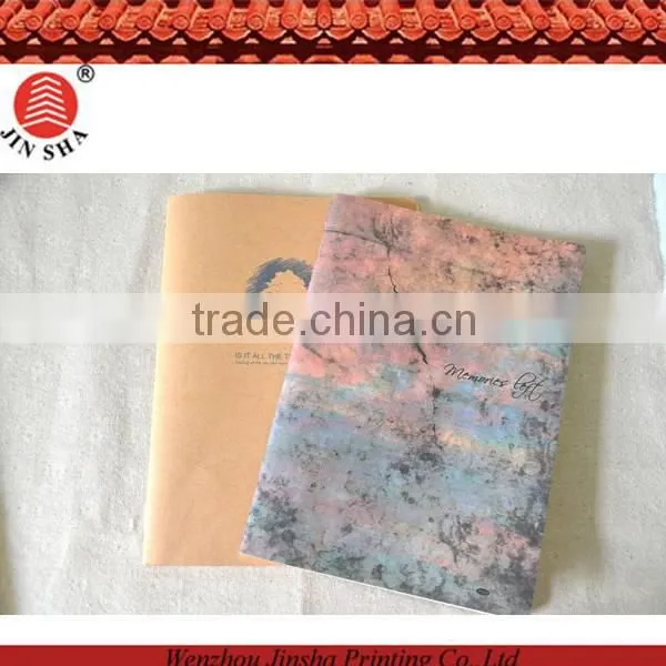 Kraft Paper Cover Custom Print Journals and Blank Diary Notebook