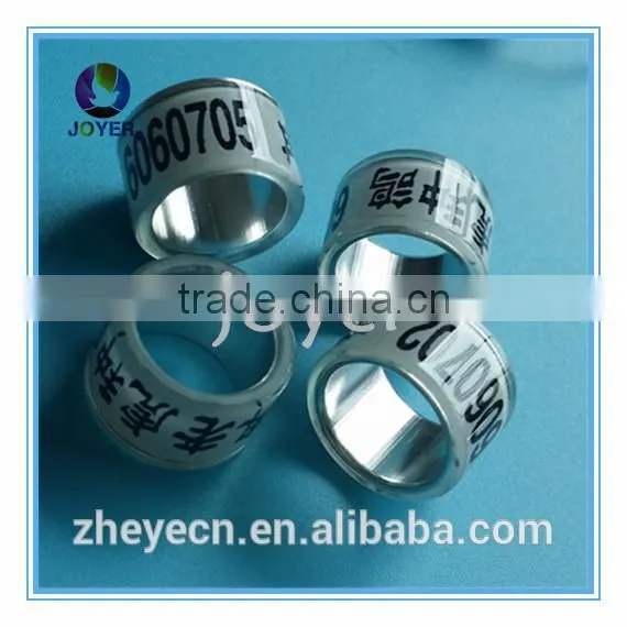 factory direct good quality and cheap price cpigeon rings for sale pigeon ring pigeon ring aluminum