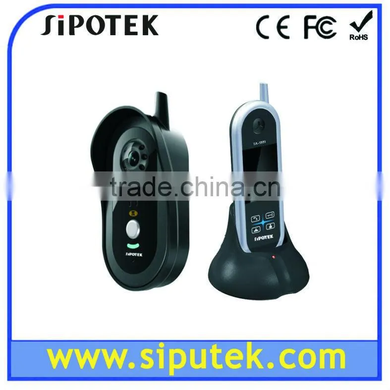 wireless doorphone SIPO-705 wireless colour video door phone smart intercom with 2.5-inch screen