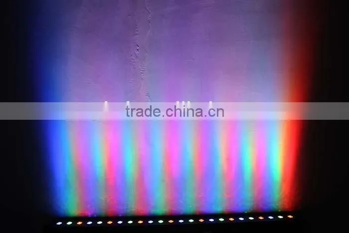 CE&RoHs Certificate Excellent Color Mixing LED Bar 24*0.75W RGB Wall Washer LED Light