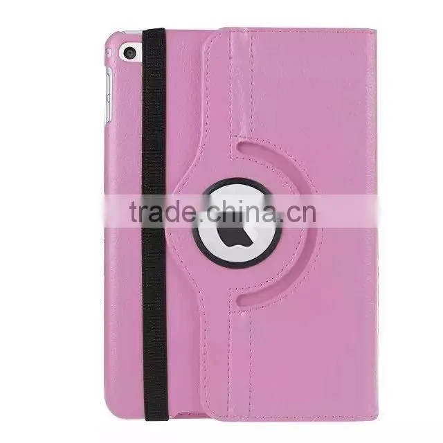 Cheap Price 360 Degree Rotation PU Leather Cover For iPad Mini 4