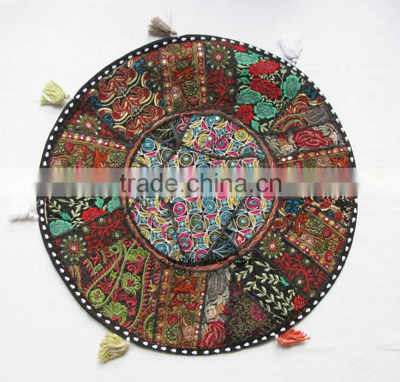 Indian Meditation cushions Indian Round Floor cushions Indian Ethnic Round Meditation cushion covers