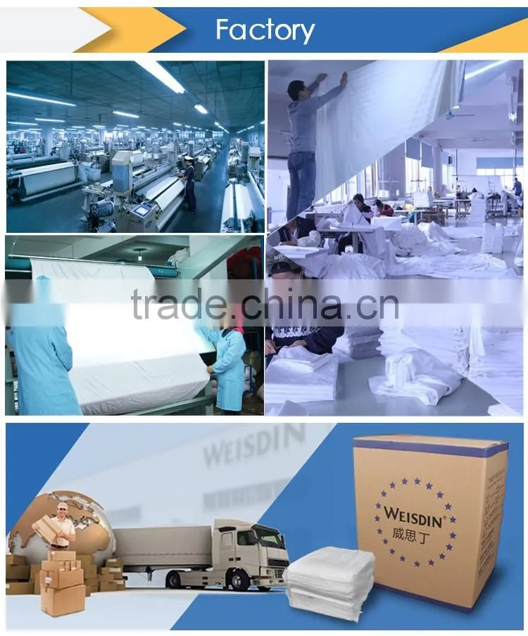 100% cotton percale white color stripe bedding set / bed sheet wholesale