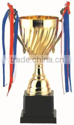High quality three sizes gold metal craft award souvenir trophy cup