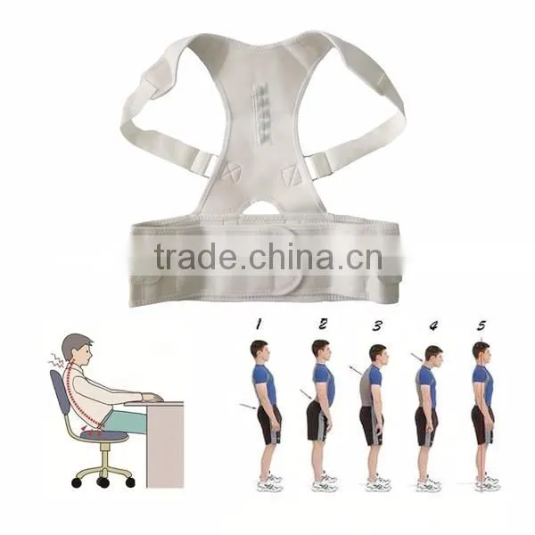 magnetic lumbar support back spine corrector