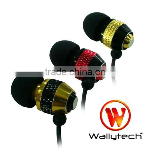Wallytech Stereo in-ear For iPhone Metal Earphone