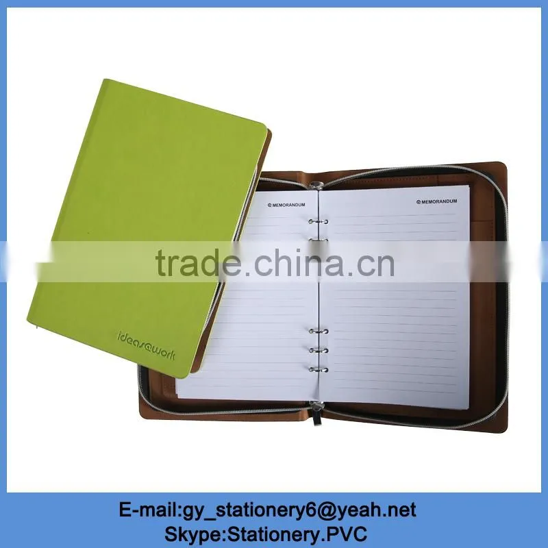 personalized leather notebook