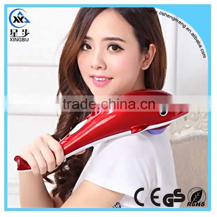 Pain relieve electric handheld dolphins massager