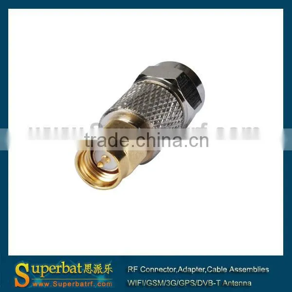 The hexagonal edge SMA-F to SMA-F coax adapter
