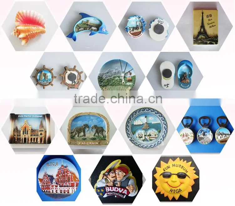Resin Christmas Gift U.S Souvenir Plate