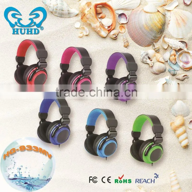 New Headphone With Microphone And Volume Control For Computer Game ,Music And Communication In Colorful Headset Style HG-933MV