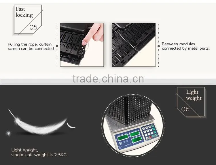 Outdoor led advertising display screen cheap price/flexible led screen for stage back light