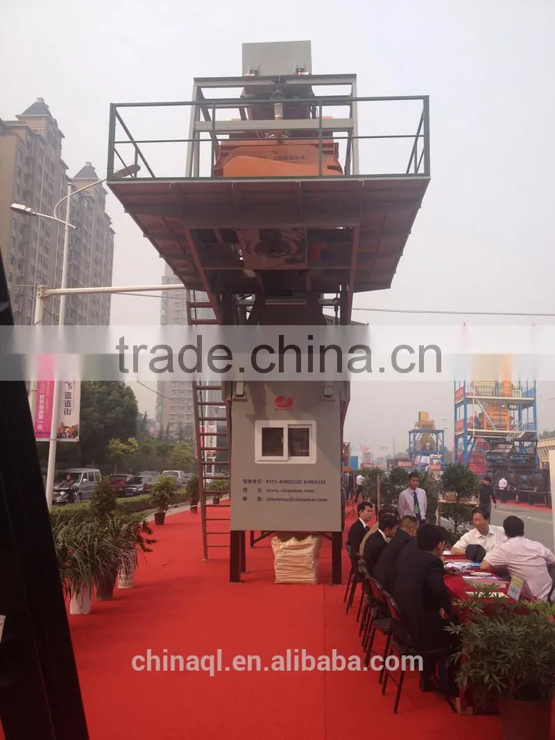 YHZS35 Mini Mobile Concrete Bacthing Plant for Sale