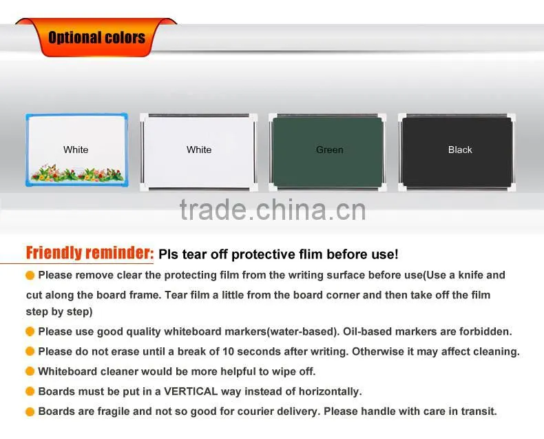 2015 zhe jiang red sun hot sale Dry erase White board acid cleaners