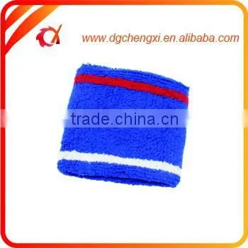 High Quality Blue Sport Wristband Sweatband