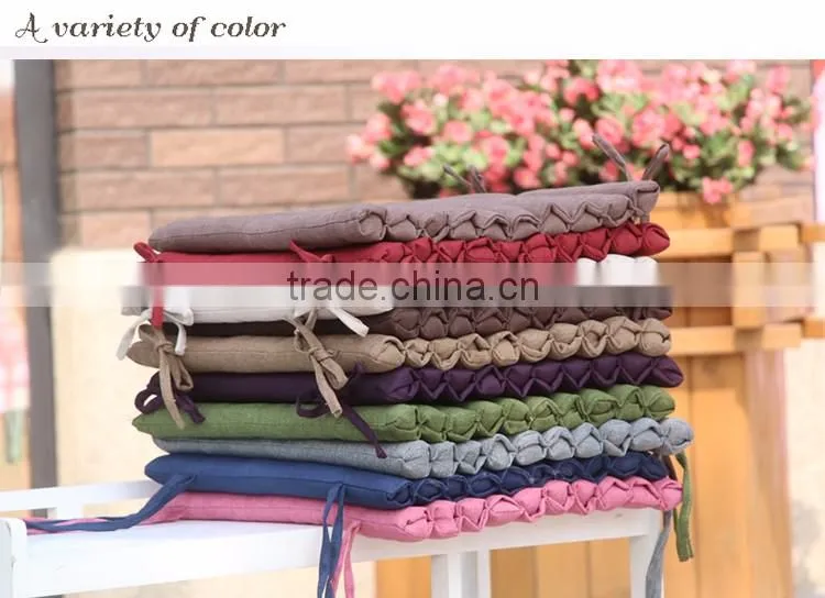Wholesale foldable outdoor chair cushion with strings