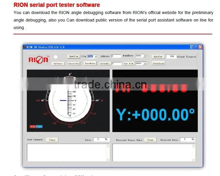 SCA116T Low Cost Digital Level Inclinometer Angle Gauge Protractor +/-180deg(0-360deg)