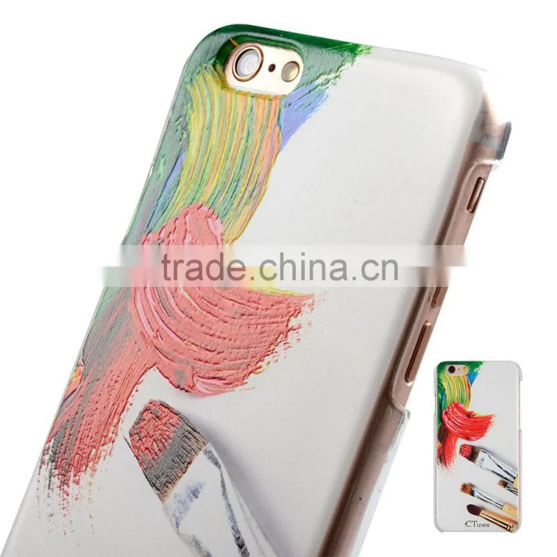 C&T Ultra Slim PC Hard Cover Case +Tempered Glass Sreen Protector 3 in 1 Design Front Cover & Back Case for iPhone 6 6S