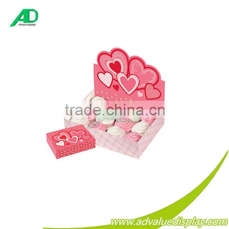 Promotion Printed Cardboard Chocolate Counter Display