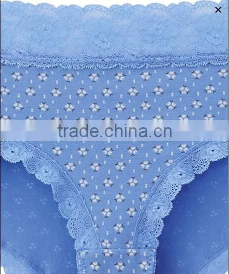 mini flowers high waist girl cotton panties
