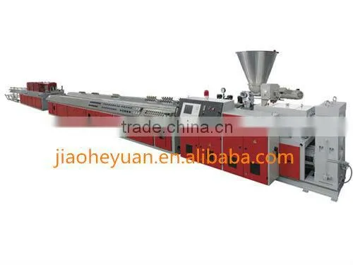 wood plastic profile production line