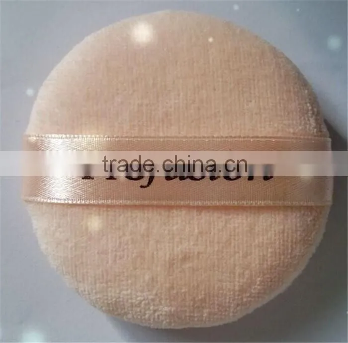 High Quality Custom Cosmetic Puff Soft Baby Powder Puff with Stick