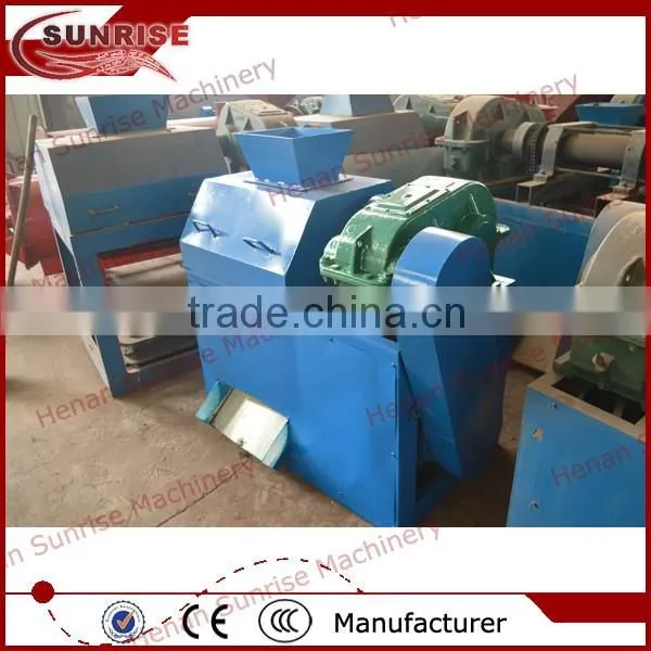 double roller cow manure fertilizer pellet machine