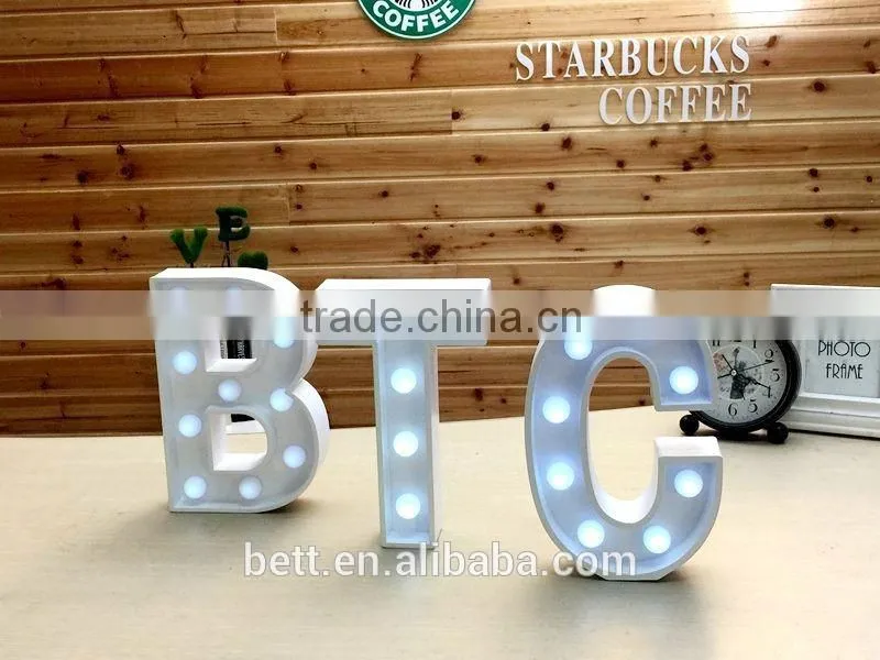 direct manufacture of channel letter light vintage sign wedding light