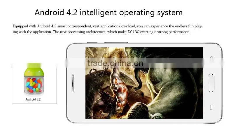 Doogee DG130 MTK6572 4.3inch 4.3inch IPS WVGA smart phone