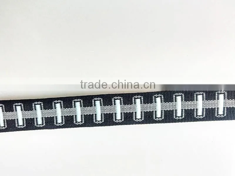 Professional custom Logo polyester color jute webbing for fashion dress
