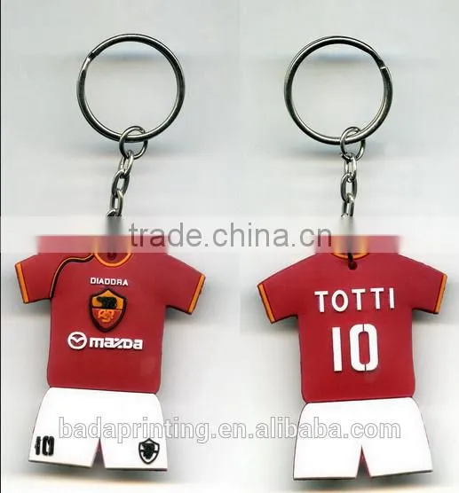 Custom 3d soft pvc keychain / Soft Rubber Keychains / free design wholesale keychains from china factory