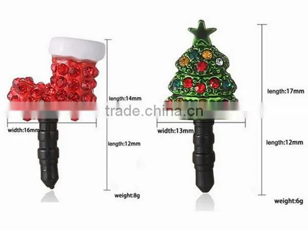 2015 Christmas gift wholesale dust plug
