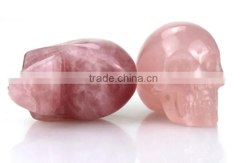 China natural crystal quartz skull,hand carved crystal skull for sale
