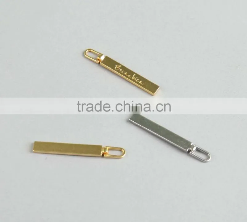 Handbags/Luggage/Jackets/Coats Zipper Puller Silder Head Gold Colour Metal Zipper Pulls