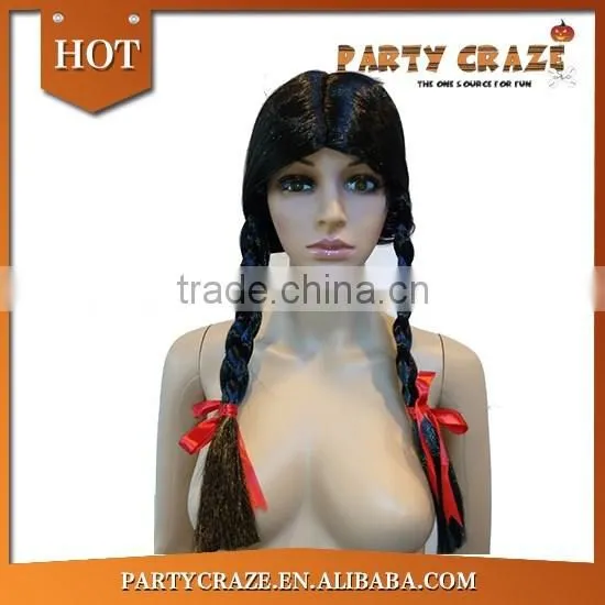 Yellow school girl halloween wig