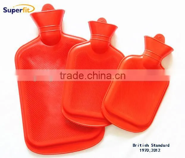 Nature rubber hot water bottle