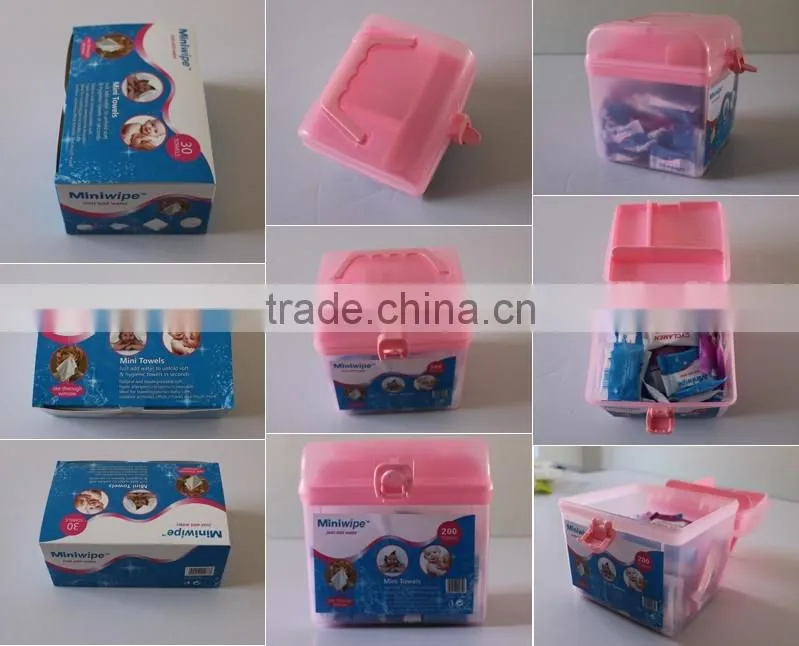 China manufacturer magic bath towel compressed hand towel