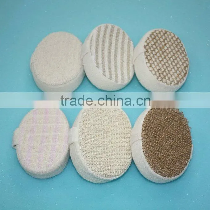 Loofah pad sponge