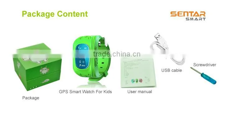 Hot Trend Q50 LBS GPS Kids Tracker Watch with Geo-fence Smart watch for Children
