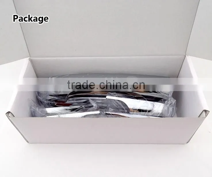 Plastic chrome car door handle cover for toyota corolla 2014 2015 accessories