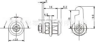 Hot sale pin tumbler lock with tubular key cabinet emergeny lock