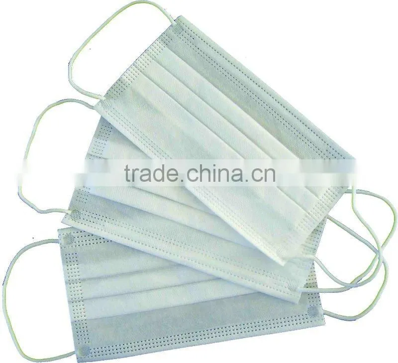 white medical sterile face mask