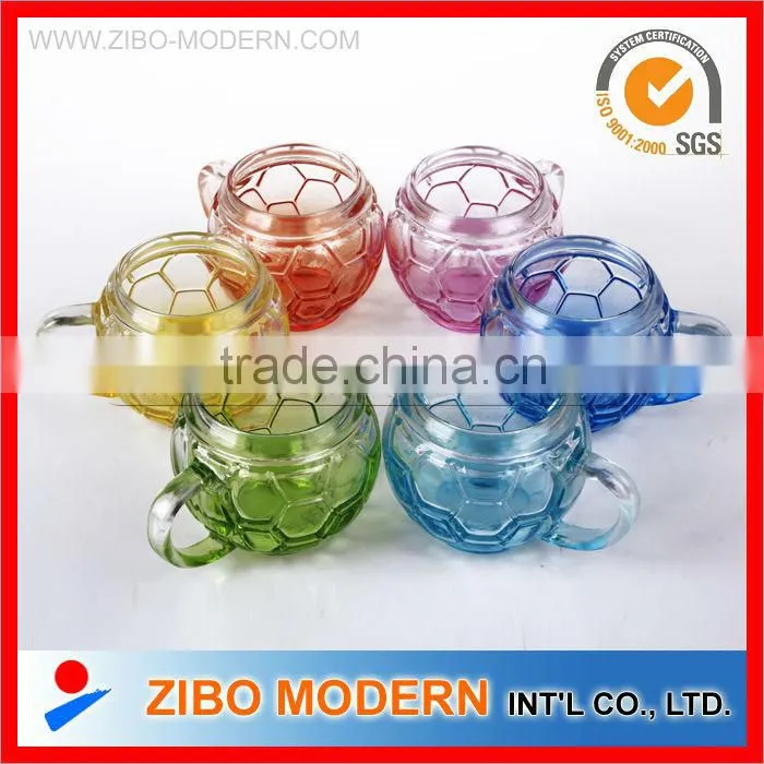 glass football cup