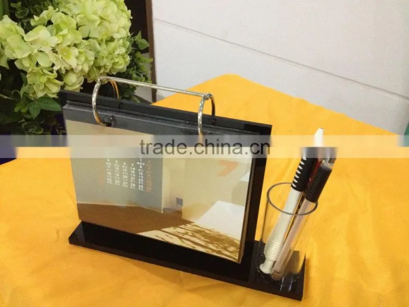plastic photo frame 4x6 5x7 6x8 8x10 standing desk calendar