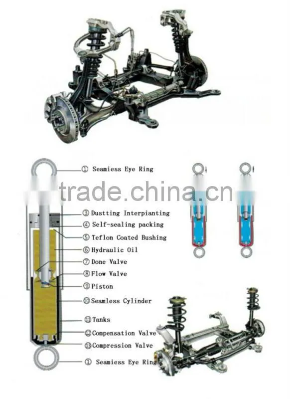 Mercedes air suspension shock absorber air matic 0063266700